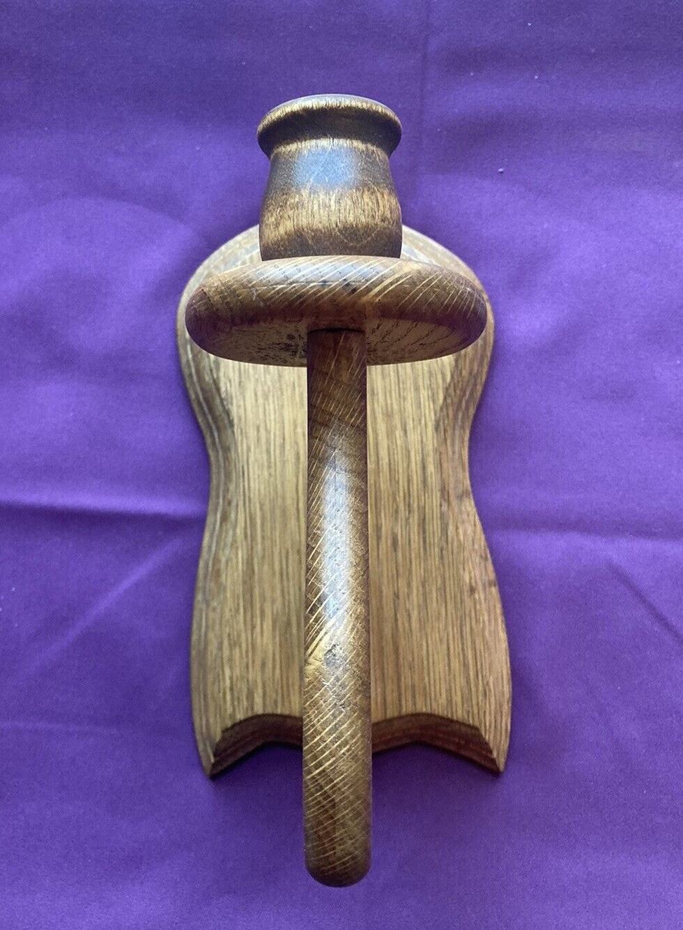 Vintage Wooden Candle Sconce